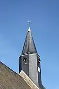 Clocher et coq de l'église.