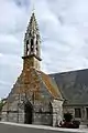 Le clocher de l'église Notre-Dame-des-Flots à Léchiagat, Inscrit MH (1926).