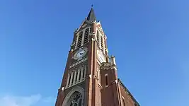 Clocher de l'église Saint-Nicolas.