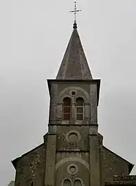 Le clocher de l'église