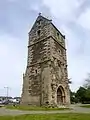 Le clocher de l'ancienne église.
