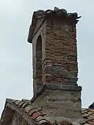 Chapelle d’Avenos, détail du clocher.