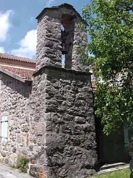 Clocher de tourmente du Mas de Truc (unique clocher de tourmente de l'Ardèche).