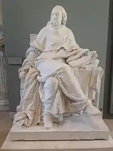 Montesquieu, 1783, marbre, Paris, musée du Louvre.