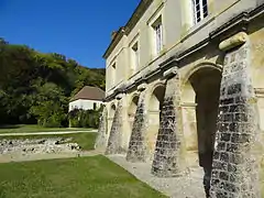 Le cloître de l'abbaye.