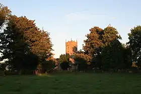 L'église anglicane désaffectée sur le site de l'abbaye.