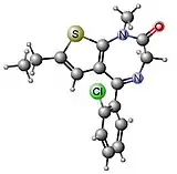 Image illustrative de l’article Clotiazépam