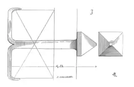 Clou du XIIe siècle en forme de tête de diamant.