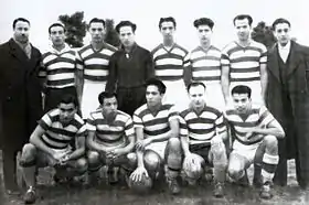 Équipe en 1938-1939.