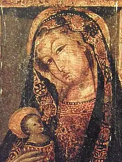 Image miraculeuse de la Vierge à l'Enfant.