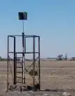 Une ancienne structure située à la verticale des galeries, et conservée à la mémoire des victimes.