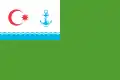 Le drapeau de la garde côtière azerbaïdjanaise