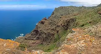 La côte à Chinamada, Tenerife. Mai 2018.