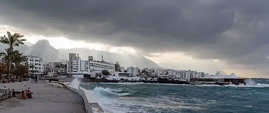 La côte à Kyrenia.