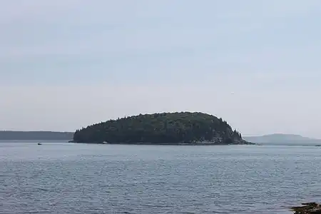 Île à Frenchman Bay.