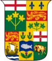 Blason de 1870 (cinq provinces).