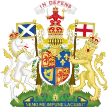 Variante écossaise des armoiries britanniques (1707-1714)