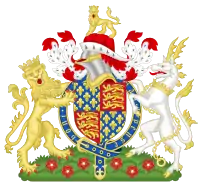 Armes du royaume d'Angleterre de 1399 à 1413.