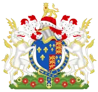 Armes du royaume d'Angleterre de 1422 à 1461.