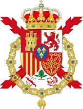 Blason du roi Juan Carlos Ier d'Espagne.