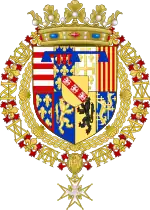 Blason de Philippe-Emmanuel de Lorraine, duc de Mercœur