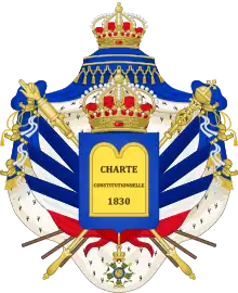 Armoiries de la monarchie de Juillet.