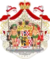 Armoiries de la principauté de Schwarzbourg-Rudolstadt avec la devise Dum • Spiro • Spero sur la banderole.
