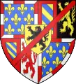 Blason de Antoine bâtard de Bourgogne (1421-1504)