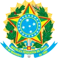 Emblème de la république fédérative du Brésil (Estado Novo, 1968–1971)