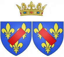 Blason de Louise-Bénédicte de Bourbon