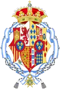 Armoiries, en tant que comtesse douairière de Barcelone (1993-2000).