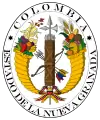 Armoiries provisoires de la république de Nouvelle-Grenade (17 décembre 1831 – 9 mai 1834).