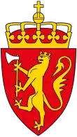 Armoiries de l'État norvégien adopté en 1937.