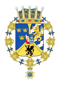 Armoiries du prince Guillaume à partir de 1907.