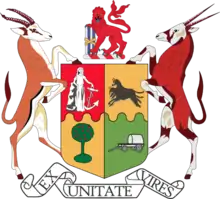 Description de l'image Coat of arms of South Africa (1910–1930).png.