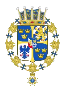 Armoiries du prince Carl Philip.