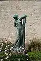 Statue de Phryné dans le parc du château de Cobourg