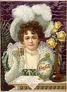 Publicité Coca-Cola vers 1900.