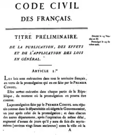 Code Civil des Français