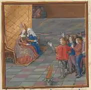 fol. 129v - Cœur devant Mercy.