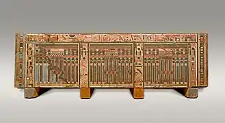 Sarcophage du gestionnaire Khnoumhotep. Bois peint. XIIe dynastie. Notice du Metropolitan Museum of Art