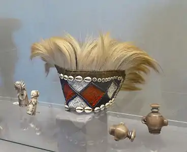 Coiffure Luba (République démocratique du Congo, Afrique centrale). Musée royal de l'Afrique centrale, Tervuren, Belgique.