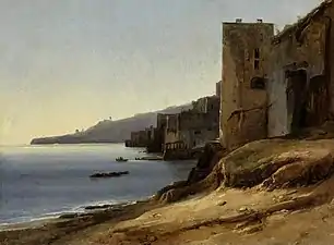 La Côte de la baie de Naples près de Pausilippe (1823), Cambridge, Fitzwilliam Museum.