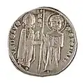 Dinar du roi Stefan Milutin (r. 1282–1321)