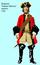 régiment Colonel-Général cavalerie de 1740 à 1757