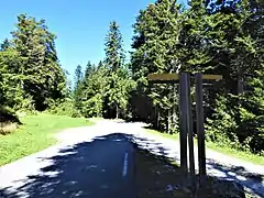 Col d'Herbouilly en direction du col de Chalimont.