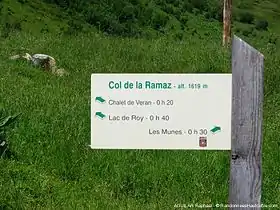 Image illustrative de l’article Col de la Ramaz