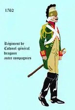 2e et les autres compagnies 1762 à 1776