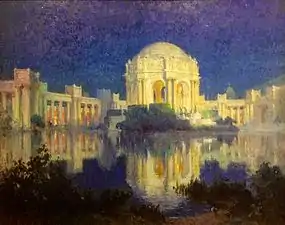 Colin Campbell Cooper, Palace of Fine Arts, vers 1915, Crocker Art Museum