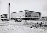 La nouvelle gare d'Eindhoven peu après son inauguration; 1956.